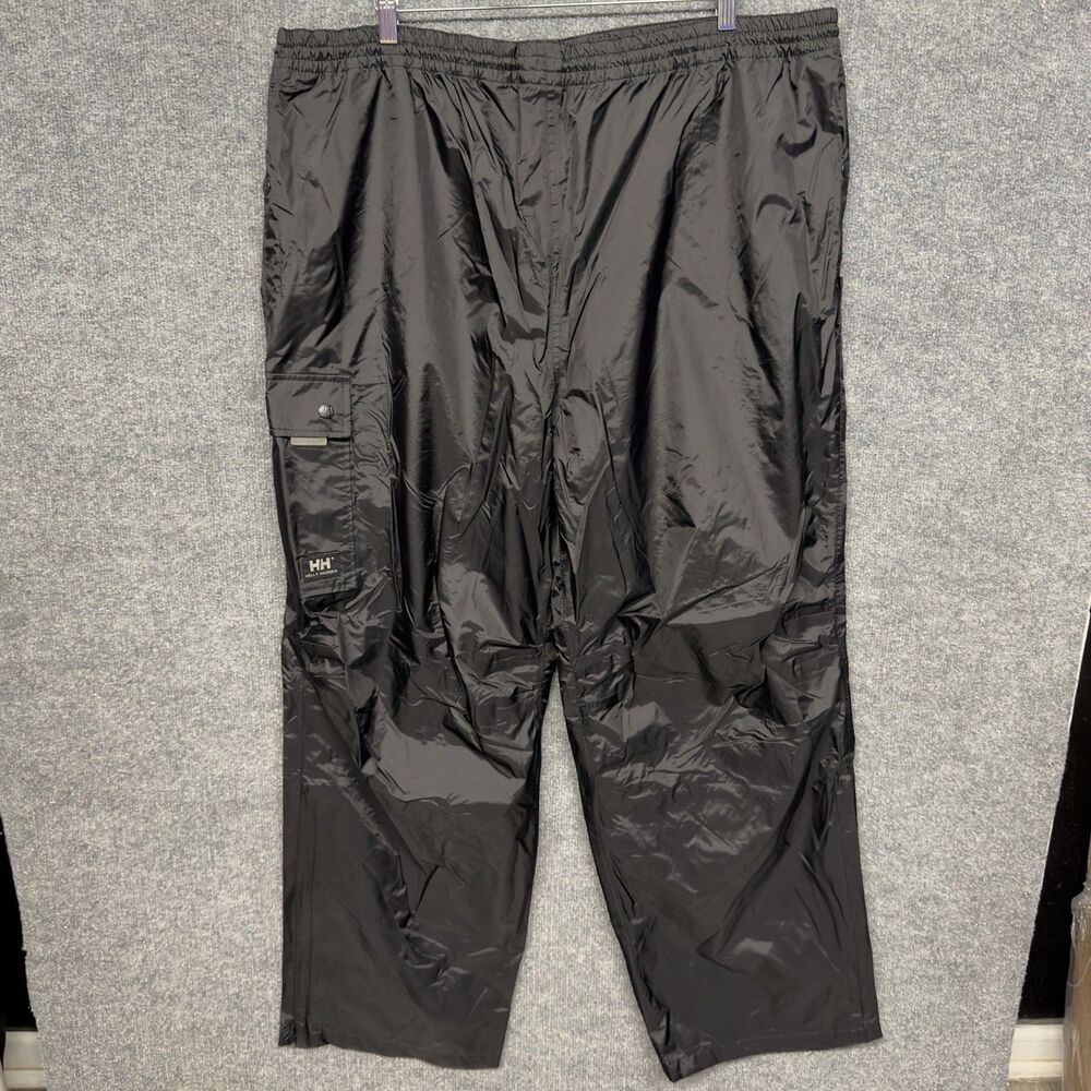 Helly Hansen Helly-Tech Mesh Lined Rain Pants 2XL Packable Waterproof Ankle Zip